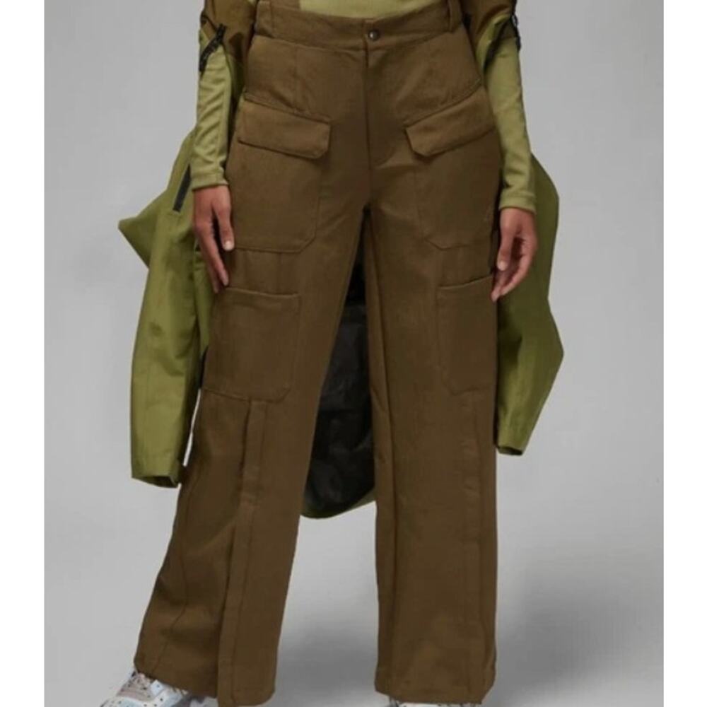 Women's Jordan Olive Utility/Cargo Pants, Wide Leg, Size M